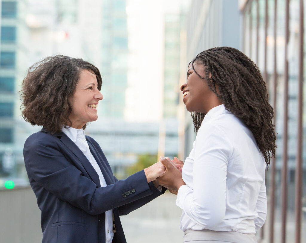 Two women of WiAfrica Foundation